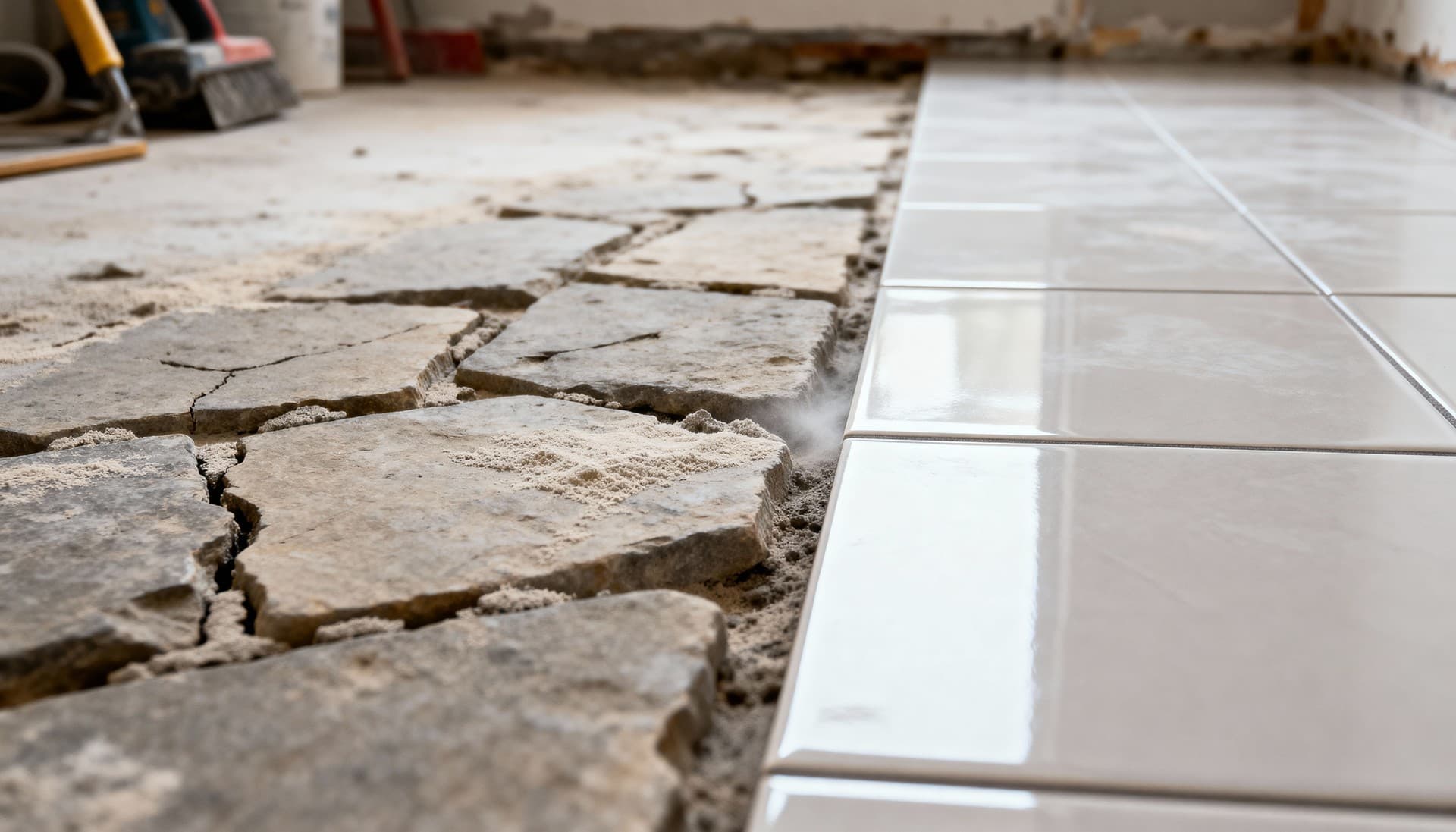 Instalación de solados y alicatados en Ribeira